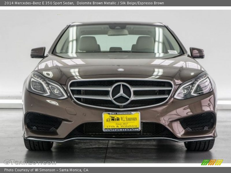 Dolomite Brown Metallic / Silk Beige/Espresso Brown 2014 Mercedes-Benz E 350 Sport Sedan