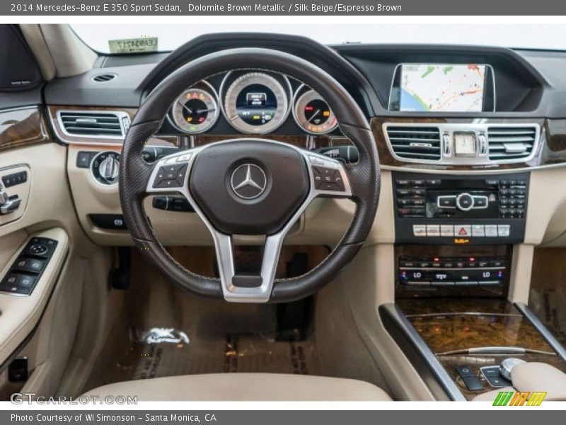 Dolomite Brown Metallic / Silk Beige/Espresso Brown 2014 Mercedes-Benz E 350 Sport Sedan