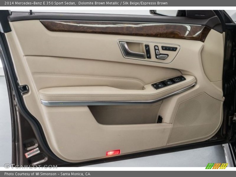 Dolomite Brown Metallic / Silk Beige/Espresso Brown 2014 Mercedes-Benz E 350 Sport Sedan