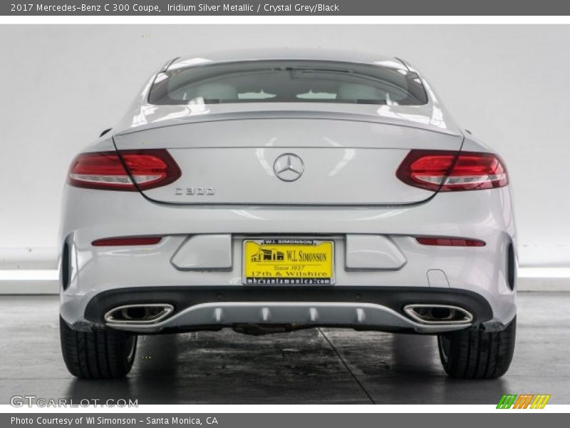 Iridium Silver Metallic / Crystal Grey/Black 2017 Mercedes-Benz C 300 Coupe