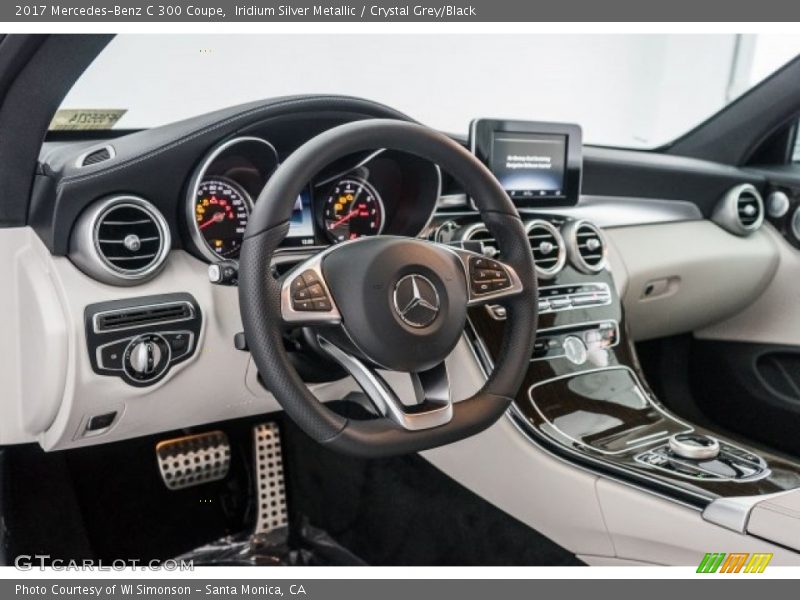 Iridium Silver Metallic / Crystal Grey/Black 2017 Mercedes-Benz C 300 Coupe