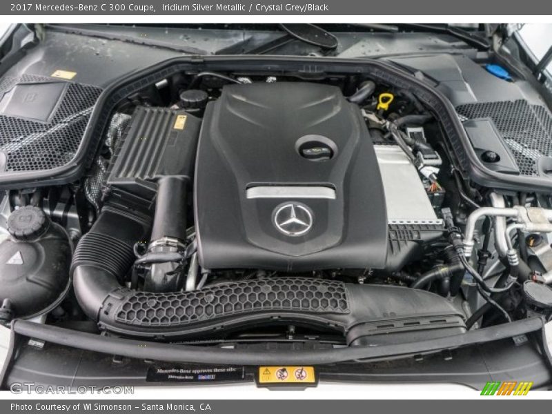 Iridium Silver Metallic / Crystal Grey/Black 2017 Mercedes-Benz C 300 Coupe