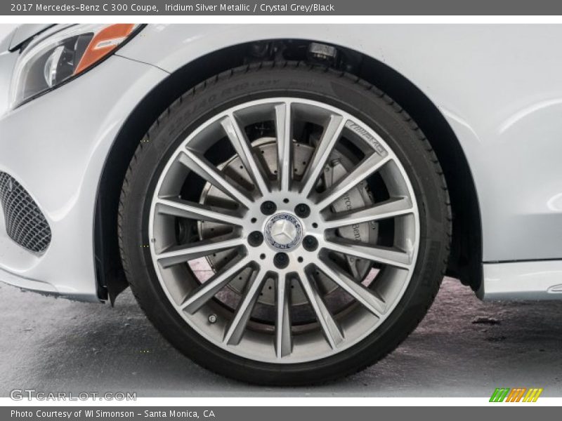Iridium Silver Metallic / Crystal Grey/Black 2017 Mercedes-Benz C 300 Coupe