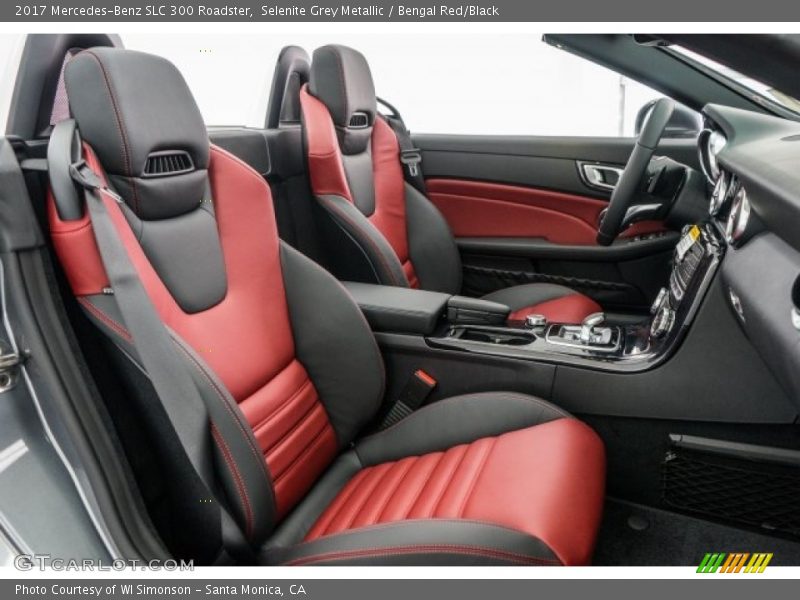  2017 SLC 300 Roadster Bengal Red/Black Interior