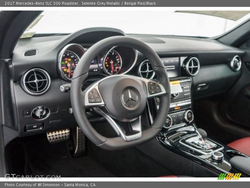 Dashboard of 2017 SLC 300 Roadster