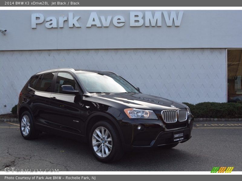 Jet Black / Black 2014 BMW X3 xDrive28i