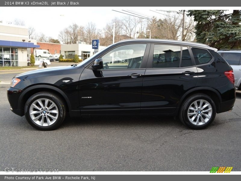Jet Black / Black 2014 BMW X3 xDrive28i