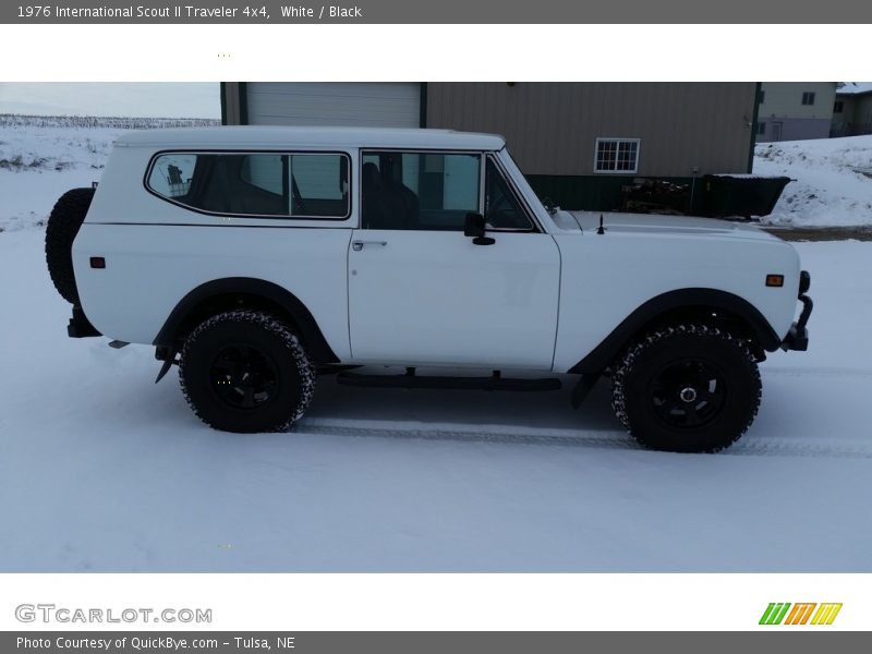 White / Black 1976 International Scout II Traveler 4x4