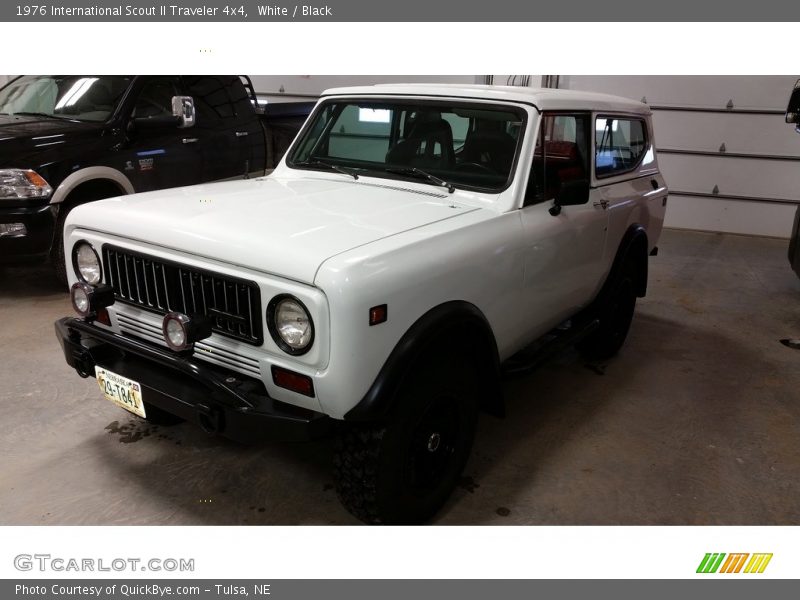 White / Black 1976 International Scout II Traveler 4x4