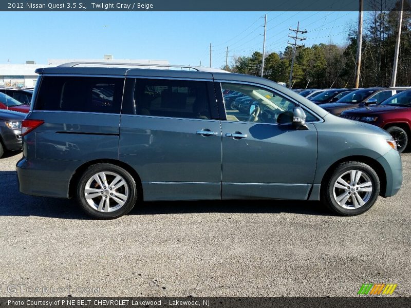 Twilight Gray / Beige 2012 Nissan Quest 3.5 SL