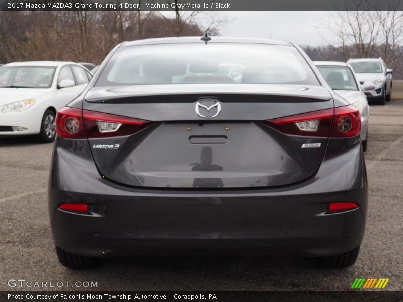 Machine Gray Metallic / Black 2017 Mazda MAZDA3 Grand Touring 4 Door