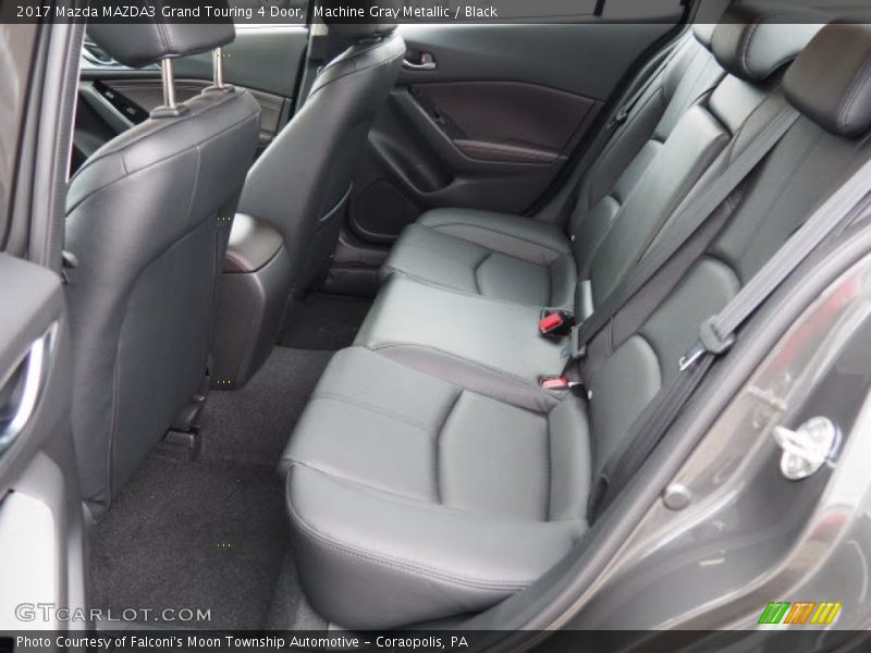 Machine Gray Metallic / Black 2017 Mazda MAZDA3 Grand Touring 4 Door