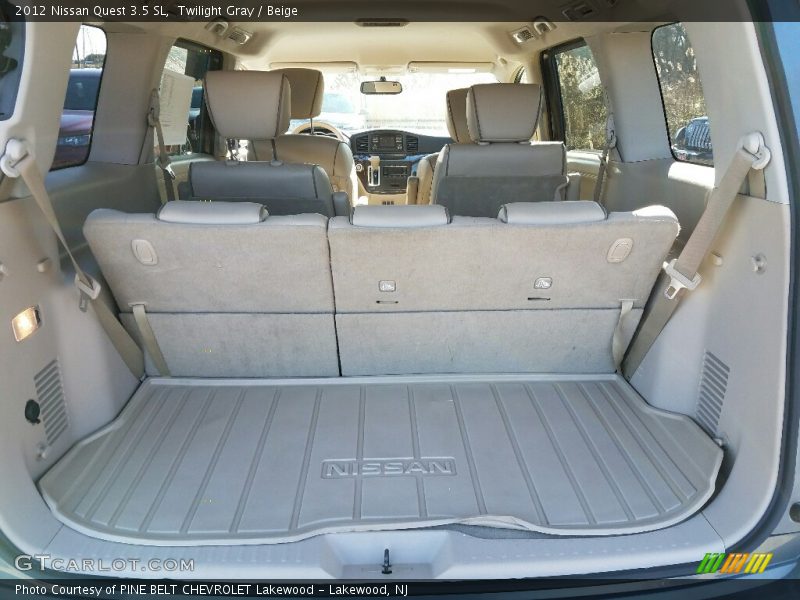 Twilight Gray / Beige 2012 Nissan Quest 3.5 SL