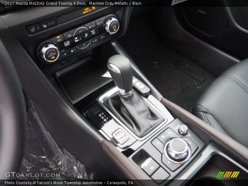 Machine Gray Metallic / Black 2017 Mazda MAZDA3 Grand Touring 4 Door