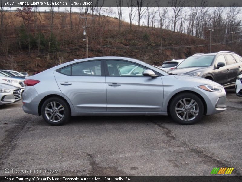 Gray / Black 2017 Hyundai Elantra Value Edition