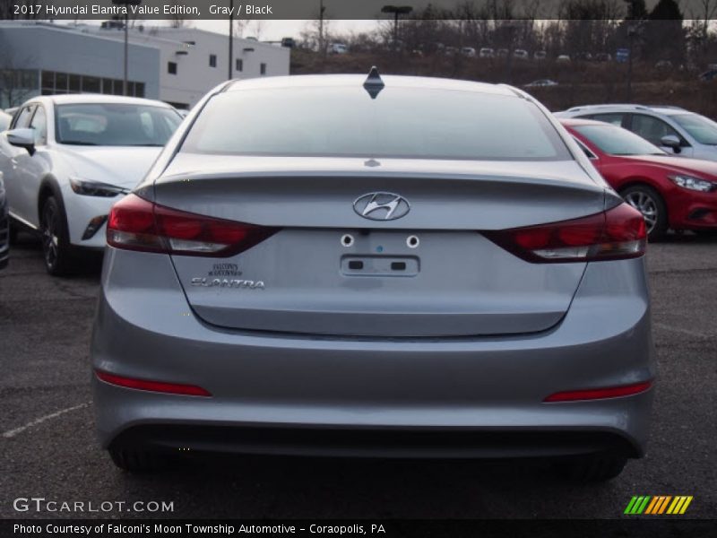 Gray / Black 2017 Hyundai Elantra Value Edition