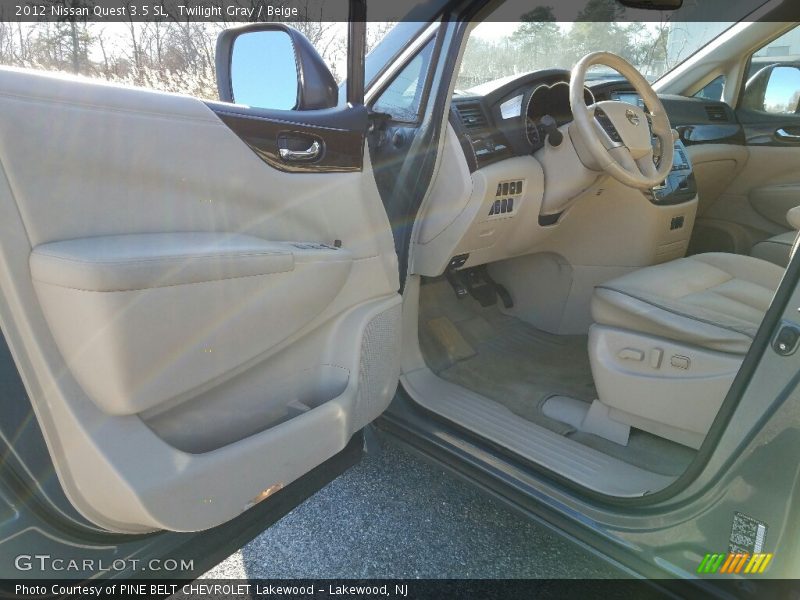 Twilight Gray / Beige 2012 Nissan Quest 3.5 SL
