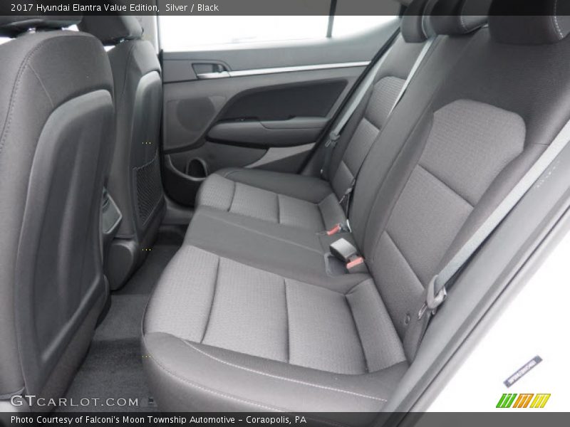 Silver / Black 2017 Hyundai Elantra Value Edition