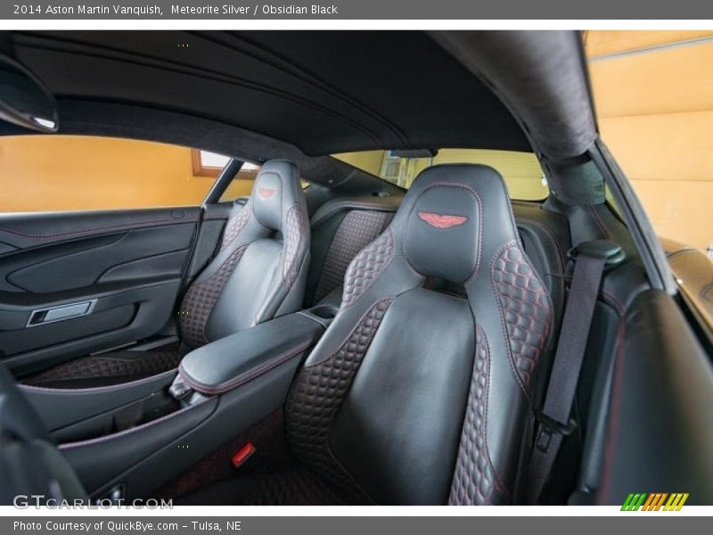 Front Seat of 2014 Vanquish 