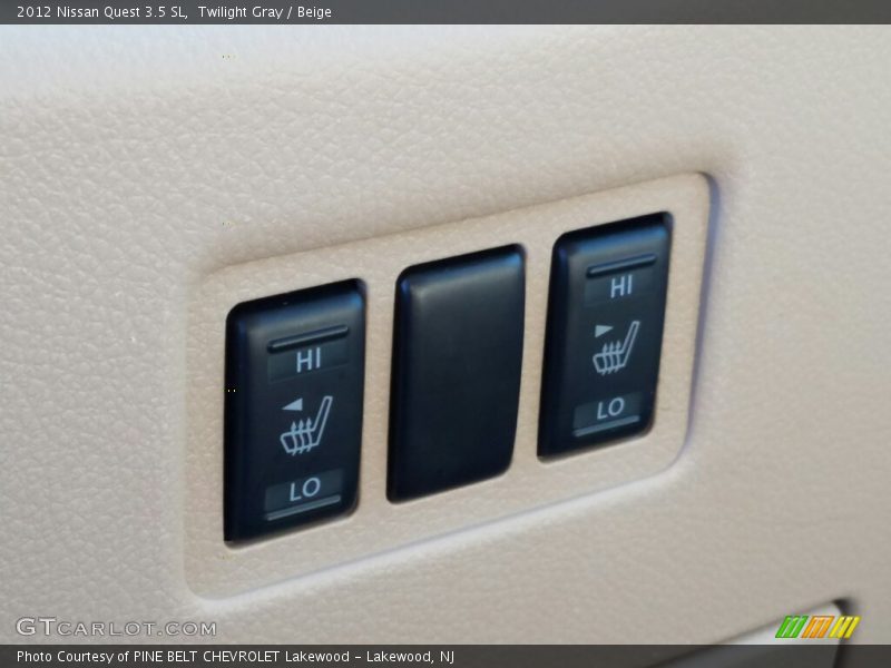 Twilight Gray / Beige 2012 Nissan Quest 3.5 SL