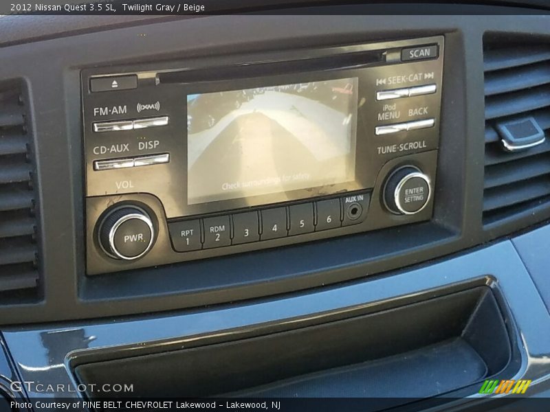 Twilight Gray / Beige 2012 Nissan Quest 3.5 SL