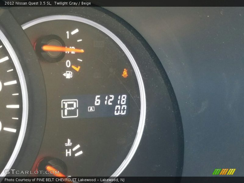 Twilight Gray / Beige 2012 Nissan Quest 3.5 SL