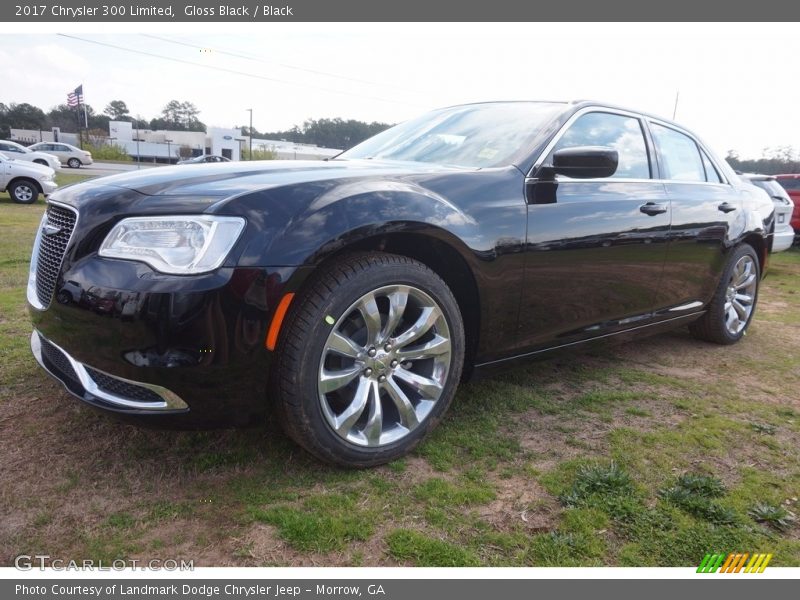 Gloss Black / Black 2017 Chrysler 300 Limited