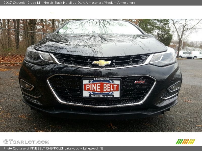 Mosaic Black Metallic / Dark Atmosphere/Medium Atmosphere 2017 Chevrolet Cruze LT