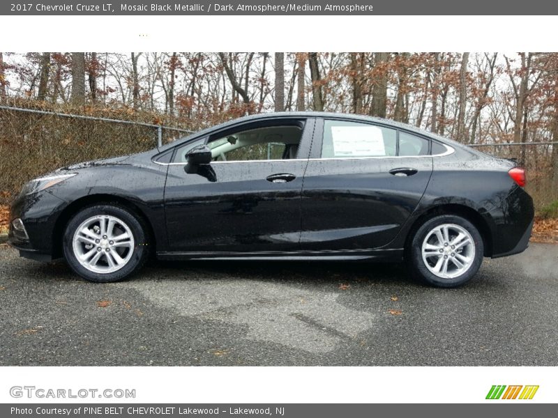 Mosaic Black Metallic / Dark Atmosphere/Medium Atmosphere 2017 Chevrolet Cruze LT