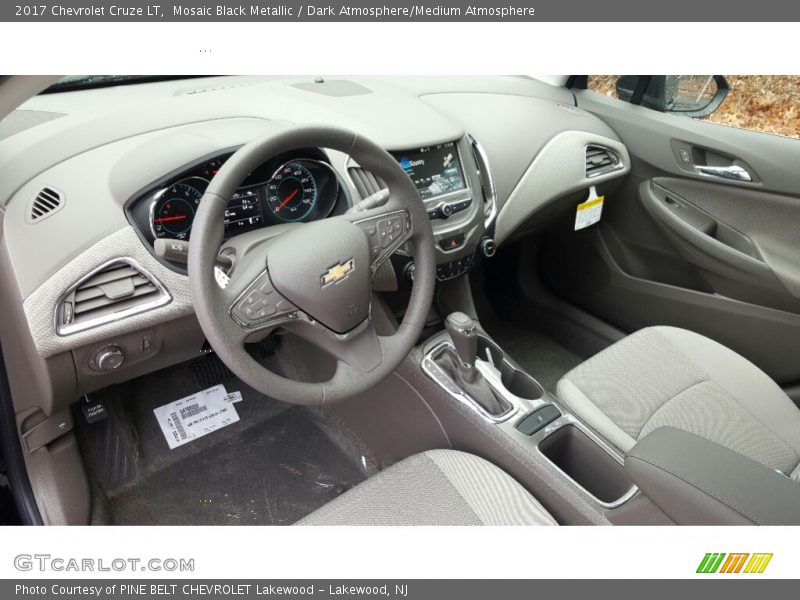 Mosaic Black Metallic / Dark Atmosphere/Medium Atmosphere 2017 Chevrolet Cruze LT