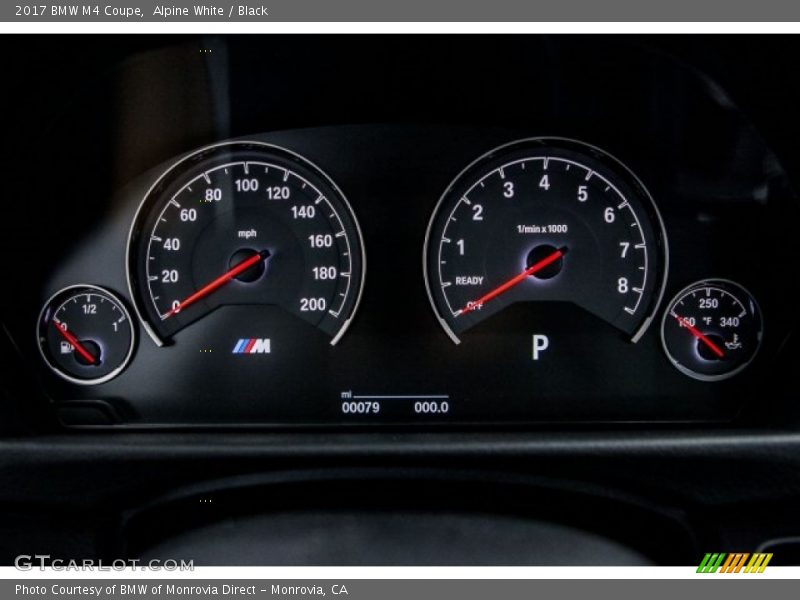  2017 M4 Coupe Coupe Gauges