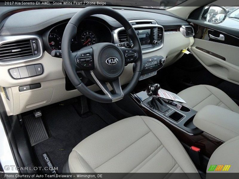  2017 Sorento EX AWD Stone Beige Interior