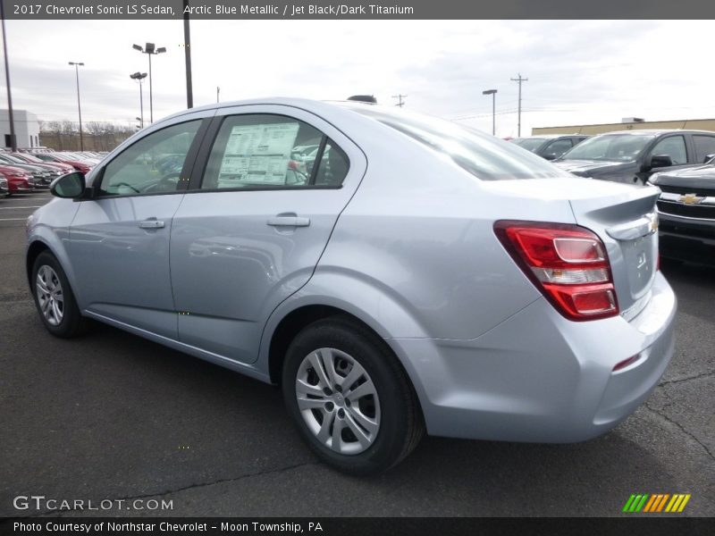 Arctic Blue Metallic / Jet Black/Dark Titanium 2017 Chevrolet Sonic LS Sedan