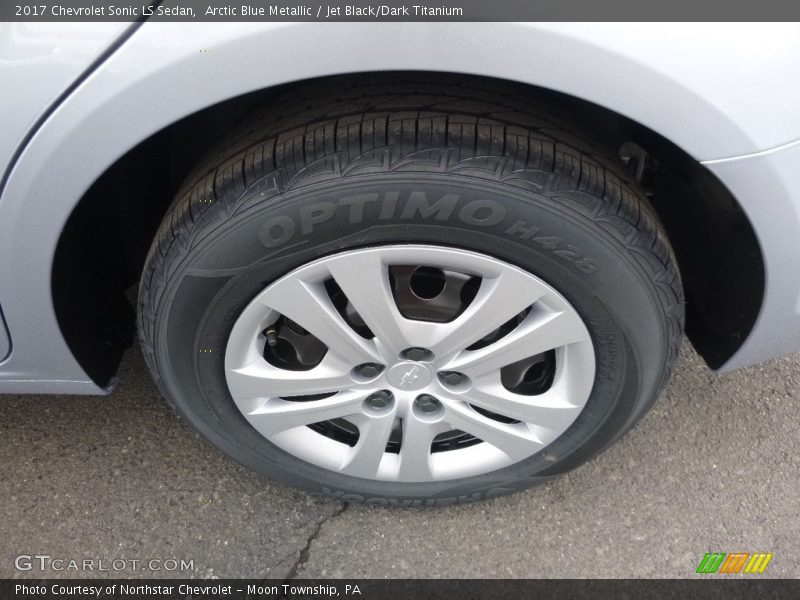 Arctic Blue Metallic / Jet Black/Dark Titanium 2017 Chevrolet Sonic LS Sedan