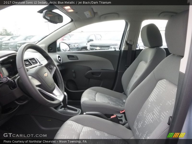 Arctic Blue Metallic / Jet Black/Dark Titanium 2017 Chevrolet Sonic LS Sedan