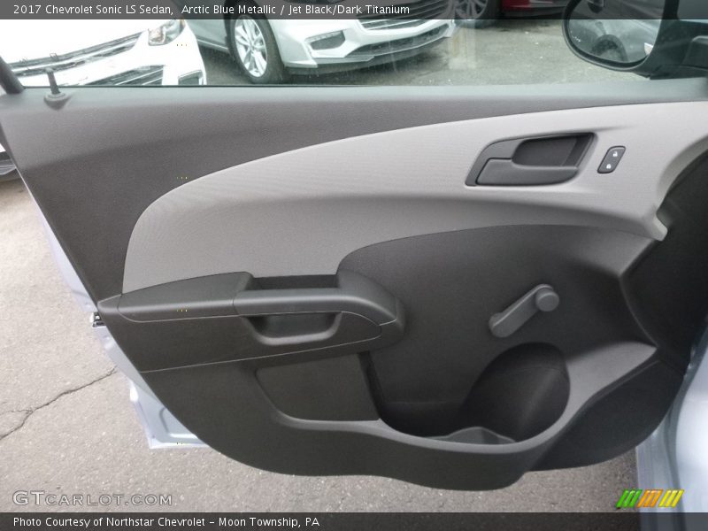 Arctic Blue Metallic / Jet Black/Dark Titanium 2017 Chevrolet Sonic LS Sedan