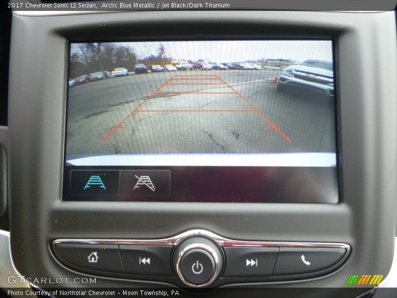 Arctic Blue Metallic / Jet Black/Dark Titanium 2017 Chevrolet Sonic LS Sedan