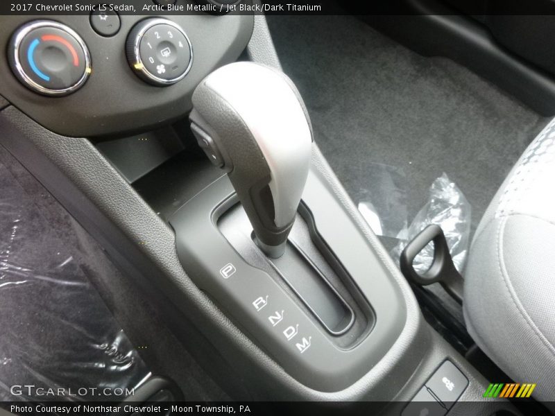 Arctic Blue Metallic / Jet Black/Dark Titanium 2017 Chevrolet Sonic LS Sedan