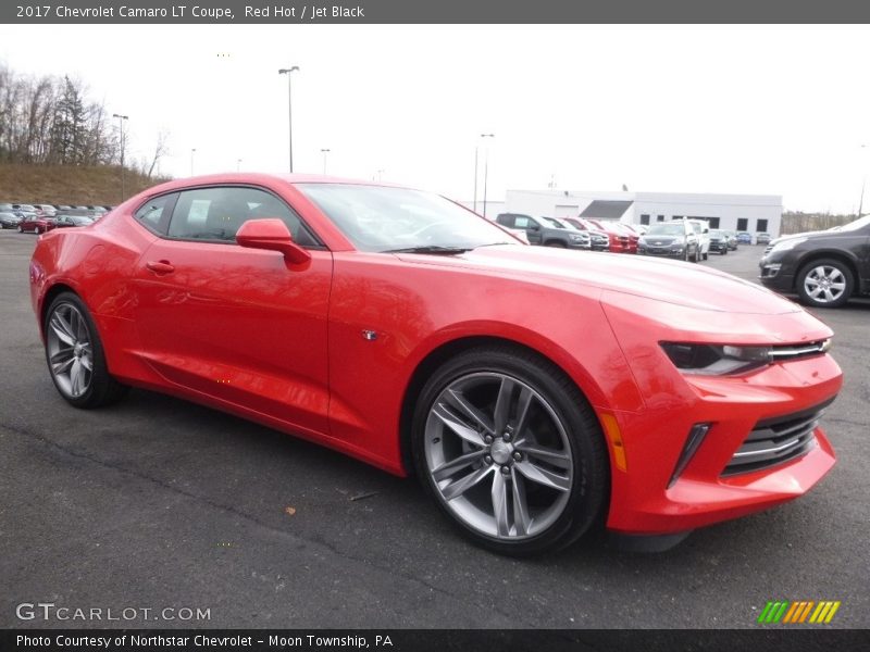 Red Hot / Jet Black 2017 Chevrolet Camaro LT Coupe