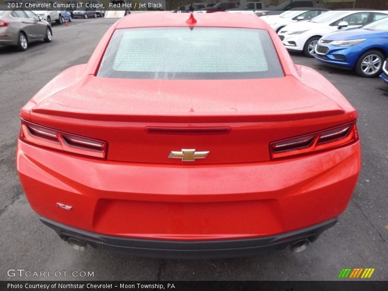 Red Hot / Jet Black 2017 Chevrolet Camaro LT Coupe