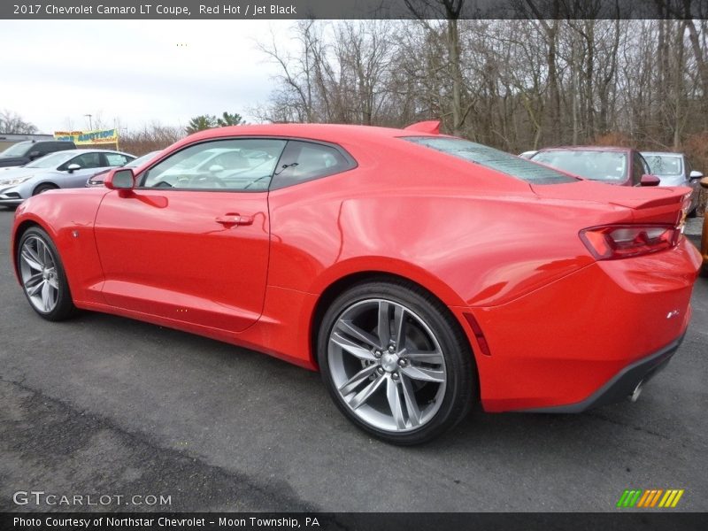 Red Hot / Jet Black 2017 Chevrolet Camaro LT Coupe