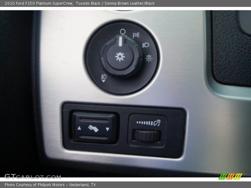 Tuxedo Black / Sienna Brown Leather/Black 2010 Ford F150 Platinum SuperCrew