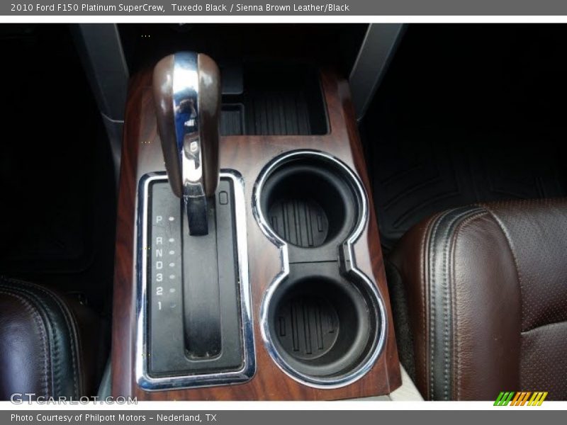 Tuxedo Black / Sienna Brown Leather/Black 2010 Ford F150 Platinum SuperCrew