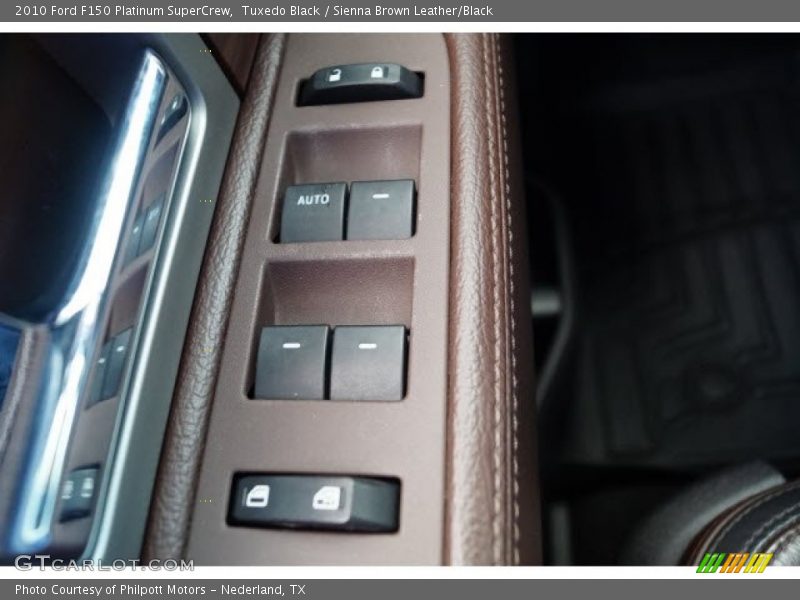 Tuxedo Black / Sienna Brown Leather/Black 2010 Ford F150 Platinum SuperCrew