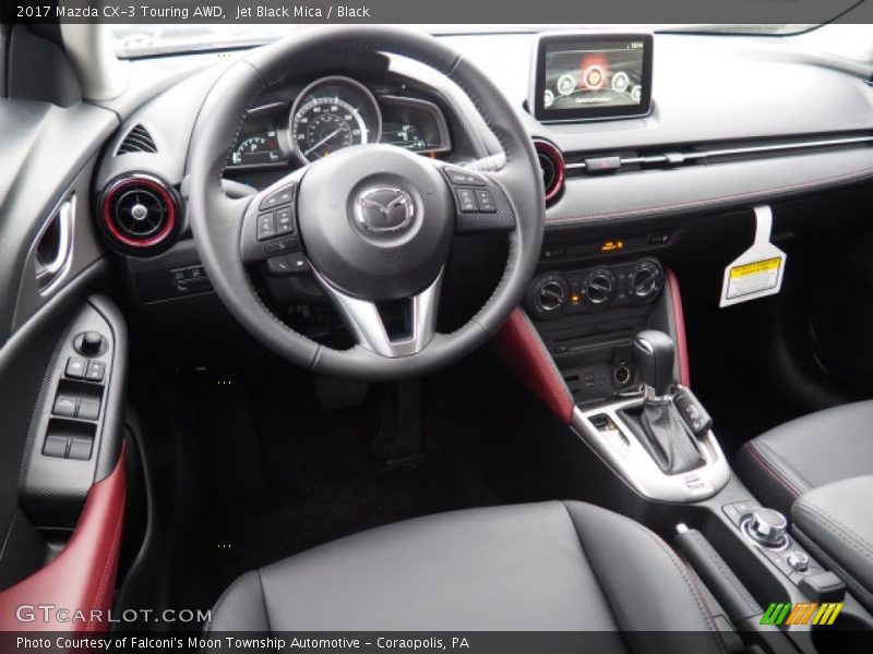 Jet Black Mica / Black 2017 Mazda CX-3 Touring AWD