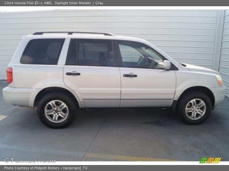 Starlight Silver Metallic / Gray 2004 Honda Pilot EX-L 4WD