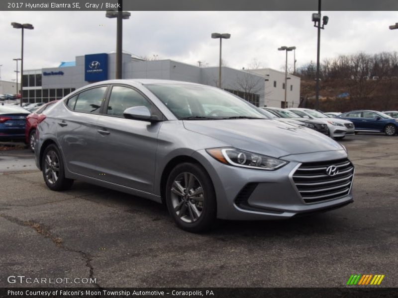 Gray / Black 2017 Hyundai Elantra SE