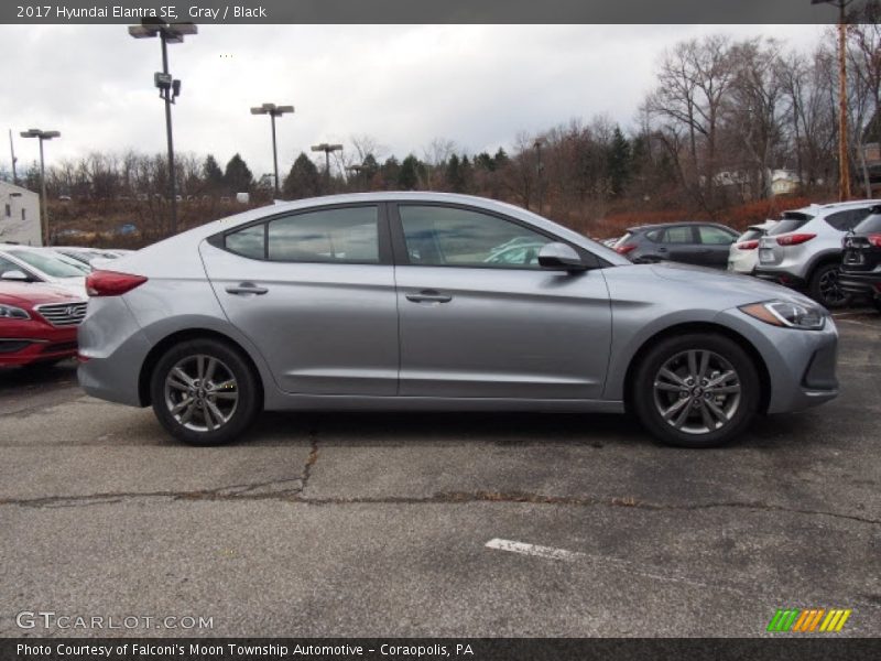Gray / Black 2017 Hyundai Elantra SE