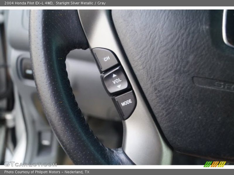 Starlight Silver Metallic / Gray 2004 Honda Pilot EX-L 4WD