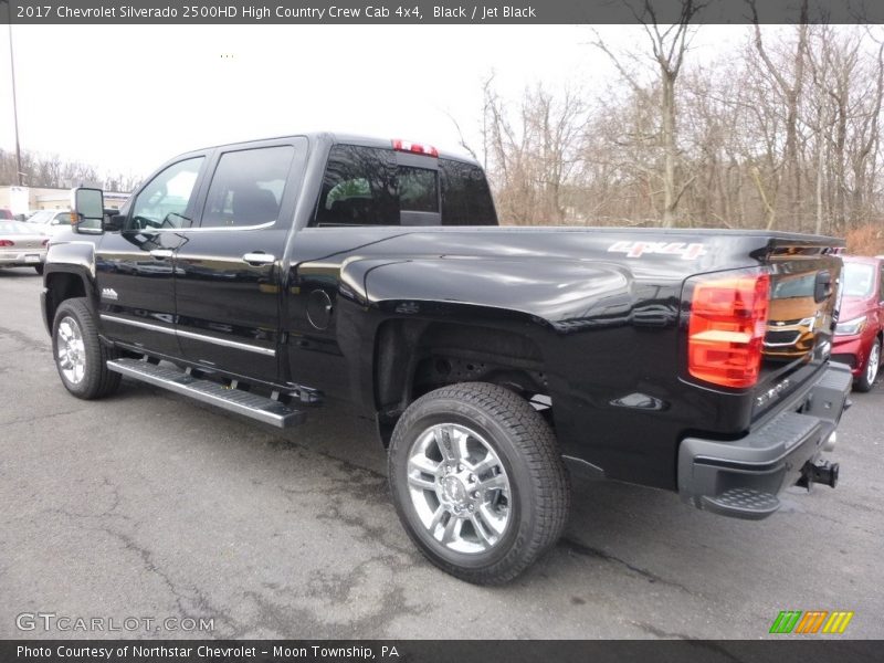 Black / Jet Black 2017 Chevrolet Silverado 2500HD High Country Crew Cab 4x4